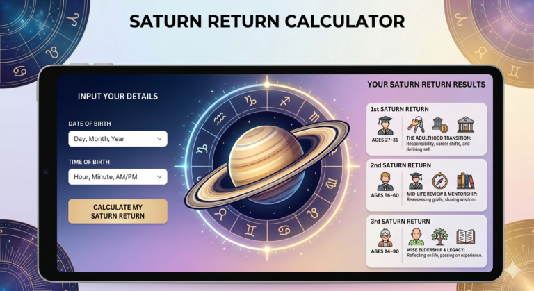 Saturn Return Calculator